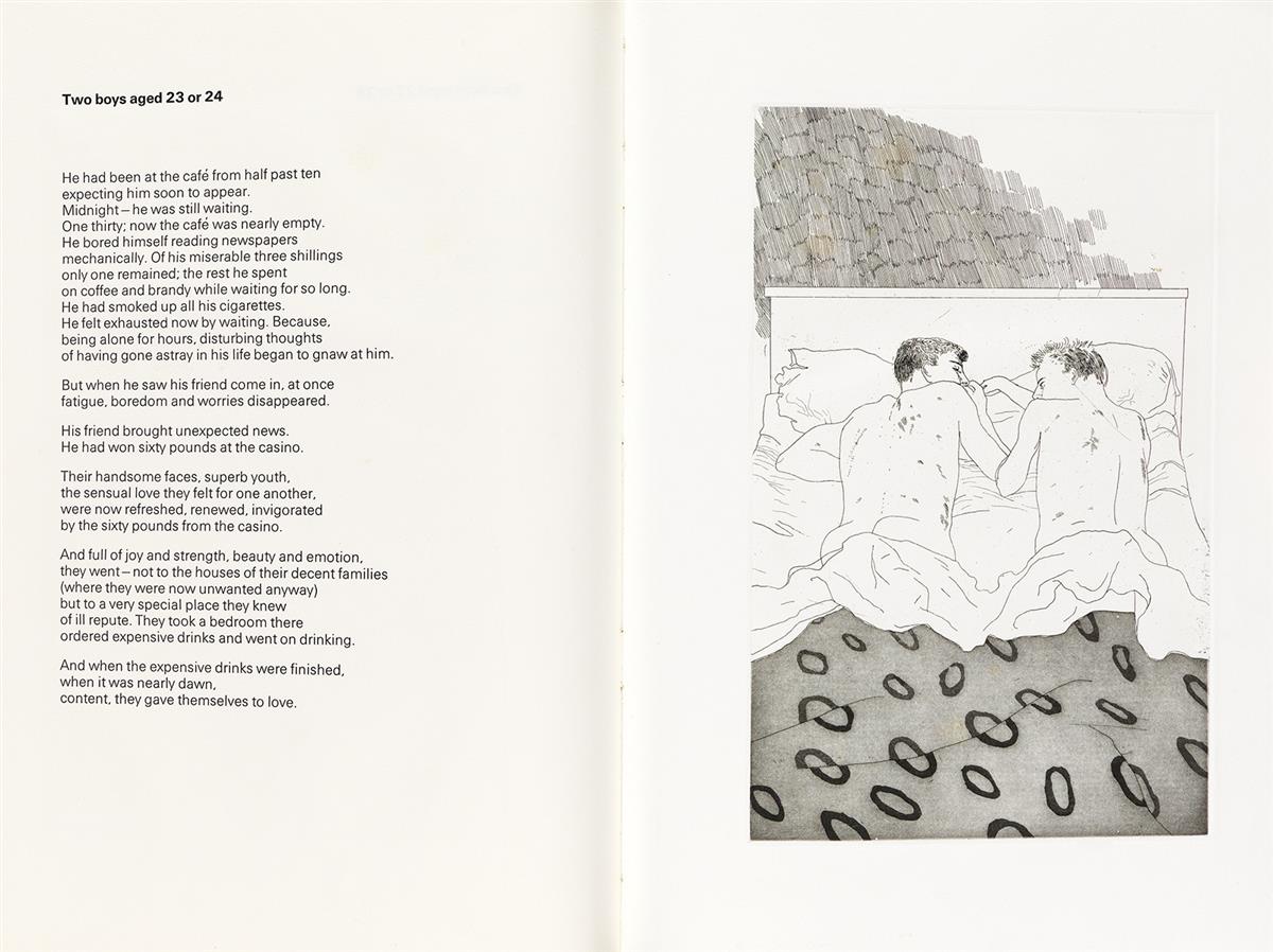 DAVID HOCKNEY (1937 - ) ; C.P. Cavafy (1863-1933) Fourteen Poems.